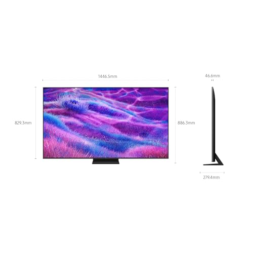 Samsung Smart TV 65'' QE65QN83FAUXZT Neo QLED 4K Mini LED, NQ4 AI Gen2 Processor, 4K AI Upscaling, AI Customization Mode, Dolby Atmos & OTS Lite, Simple Chamfer Design, 2025 - Immagine 4