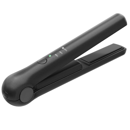 Cordless Travel Flat Iron with Adjustable Temp