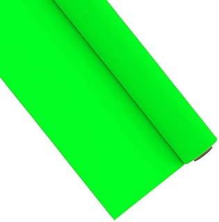 Neon Green HTV Heat Transfer Vinyl for T Shirts Fabric 30.5 x 152cm Easy to Weed Iron on Vinyl for DIY Garments (Fluorescent Green)