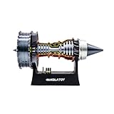 NikolaToy TR900 Turbofan Engine Model Kit &ndash; 1:20 Scale Turbojet Aircraft Engine &ndash; 3D Printed...