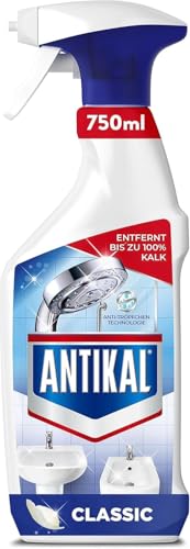 Antikal Classic Kalkreiniger Spray Entfernt Bis Zu 100 Prozent Kalkablagerungen, Mit Anti-Tröpfchen Technologie, 2er Pack