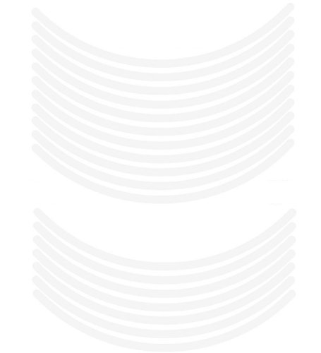 エムディーエフ リムストライプ ソリッドタイプ ホワイト 10mm幅 17インチ RIM-10M-WH-17N