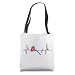 Heartbeat Design Eritrean Flag Eritrea Tote Bag