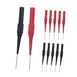 Gatuida 12 Stück Teiliges Multimeter Prüfspitzen mit Präzisen Metallspitzen Langlebige...