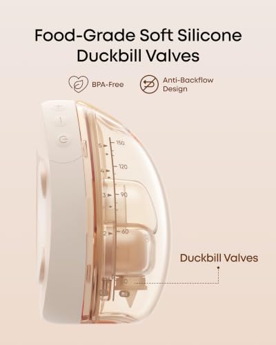 Image of eufy Security Wearable Breast Pump S2 /S2 Pro, Duckbill Valves (4-Pack) | Breast Pump Replacement Parts: Leak-Proof, Dust-Proof, Food-Grade Material