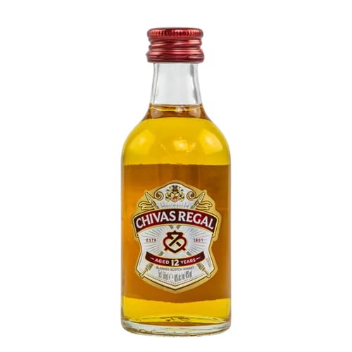  CHIVAS REGAL 12 PREMIUM SCHOTCH WHISKY MINIATURE MIGNON 5 CL 12PZ
