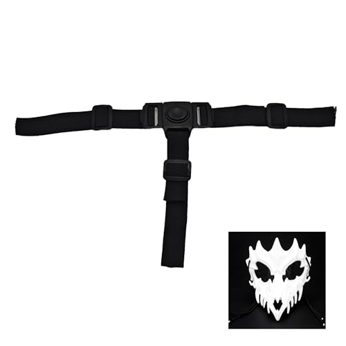 2 Pack Adjustable Mask Strap Kit Including Elastic Bands Sliders 3-Way Quick Release Buckle for Cosplay Masks Adjustable Mask Straps for Back of Head Cosplay
