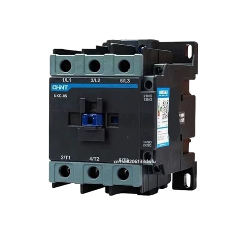 Contacteur triphasé NXC-85 85A évitez les pannes de moteur 380V sur rail DIN