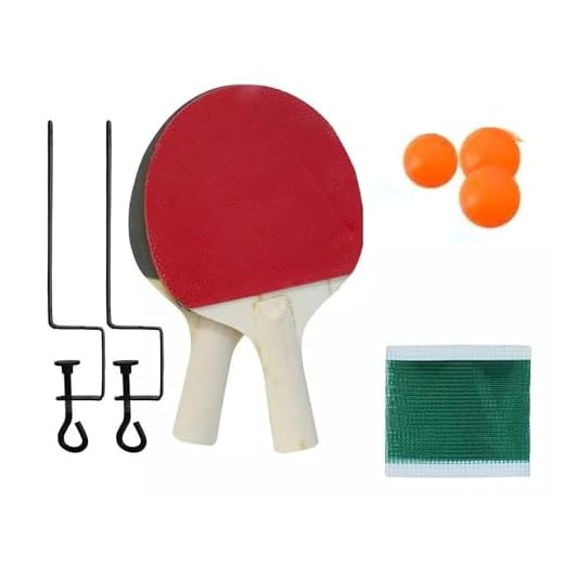 Kit Ping Pong, 2 Raquetes Ping Pong, 3 Bolinhas, Rede Ping Pong para Mesa - Tenis de mesa, Ping Pong Mesa, Ping Pong Bola, Ping Pong Raquete