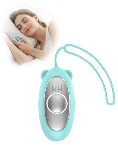 hommova Sleep Aid Device, Type C Charging Portable Blue Microcurrent Calm Carry for Stress Relief Improve Deep Sleep