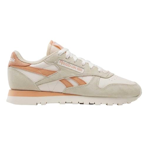Reebok Femme Leather Sneaker, Vintage Chalk/Classic Beige/Clay, 41 EU