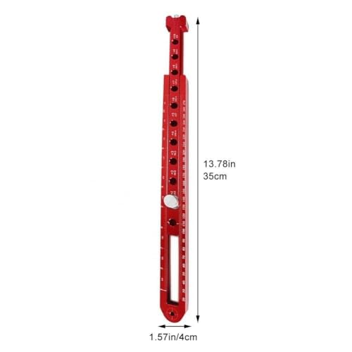Boussole pour le travail du bois de qualité supérieure avec règle en alliage d'aluminium - 5