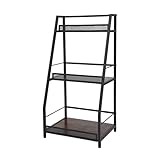 Stable et de qualité supérieure - Casier à vin fabriqué en acier au carbone et MDF avec revêtement par pulvérisation électrostatique, résistant aux chocs et à la déformation. Structure trapézoïdale robuste pouvant supporter jusqu'à 50 kg - Idéal pour les bouteilles de vin, les livres ou la décoration.