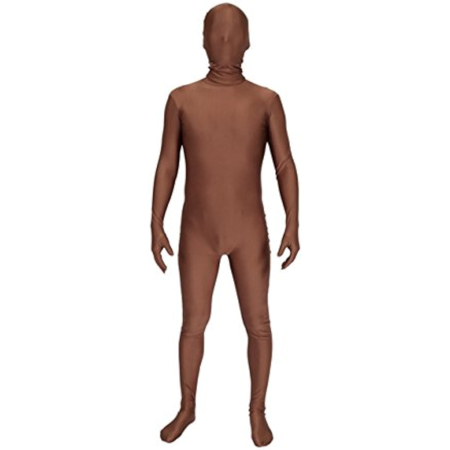 クリアストーン(Clearstone) 透明人間 コスプレ ハロウィン 全身タイツ パンテックス ユニセックス M ブラウン 詳細画像4