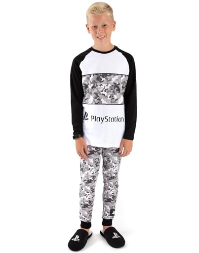 PlayStation Pajamas Boys Game Camo PJs Long OR Short Options