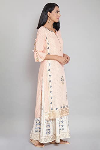 Image of Aurelia Women's Rayon Printed Regular Kurta