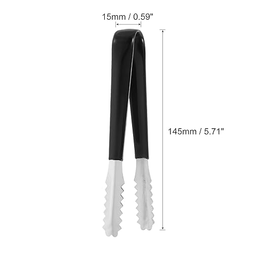 uxcell Serving Tongs, 4pcs 6 Inch, Stainless Steel Ice Tongs, Mini Sugar Tongs for Appetizers Charcuterie, Dessert, Tea Party - Image 2