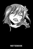 Ahegao Facelewd Anime Ecchi Hentai Girl Playera Journal Notebook: Lined 6x9 120 Pages Notebook, Cute Anime Girl Diary Or Notepad For Sketching And Writing, Gift For All Anime Lovers
