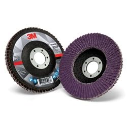 Flap Disc,Type 27,4-1/2" Dia,80 Grit