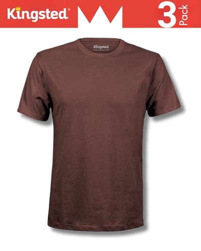 Image of Kingsted T-Shirts for Men Pack - Royally Comfortable - Super Soft Premium Fabric - Well-Crafted Classic Tee