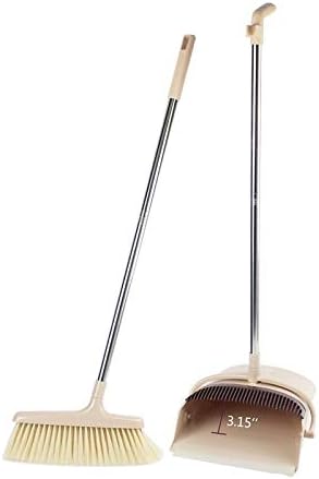 Broom with Dust Pan Combo Set for Office and Home Sweep