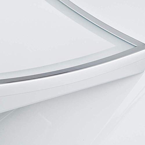 Miroir de maquillage pliable carré pour éviter les reflets flous en salle de bain