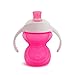 Munchkin® Click Lock™ Bite Proof Trainer Cup, 7 Ounce, 2 Pack, Pink/Purple
