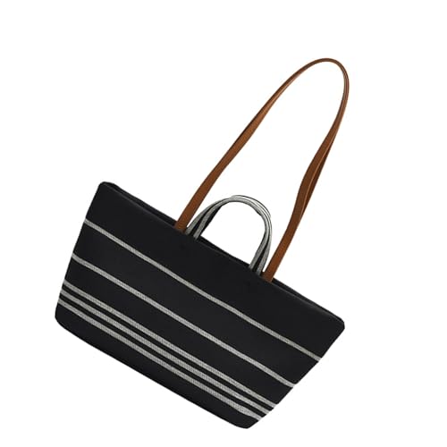 Sac à bandoulière pratique en toile grand sac à main femme fourre-tout décontracté