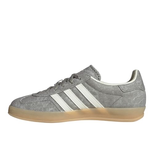 Image of adidas Womens Gazelle Indoor Lace Up Sneakers Shoes Casual - Grey - Size 5.5 M