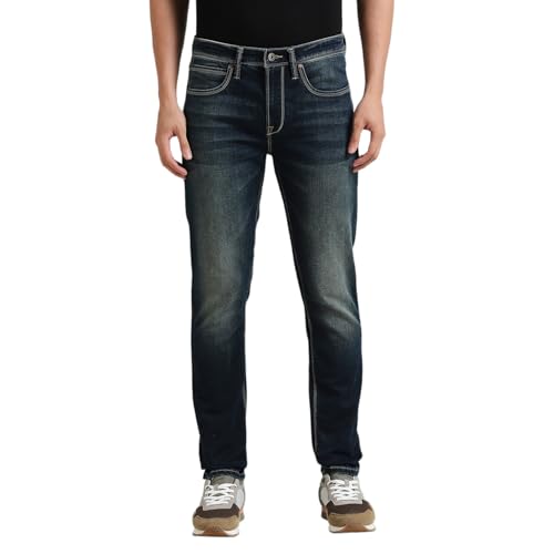 Image of Pepe Jeans Men's Regular Fit Jeans | Mid Rise | Chinox | Jeans for Man