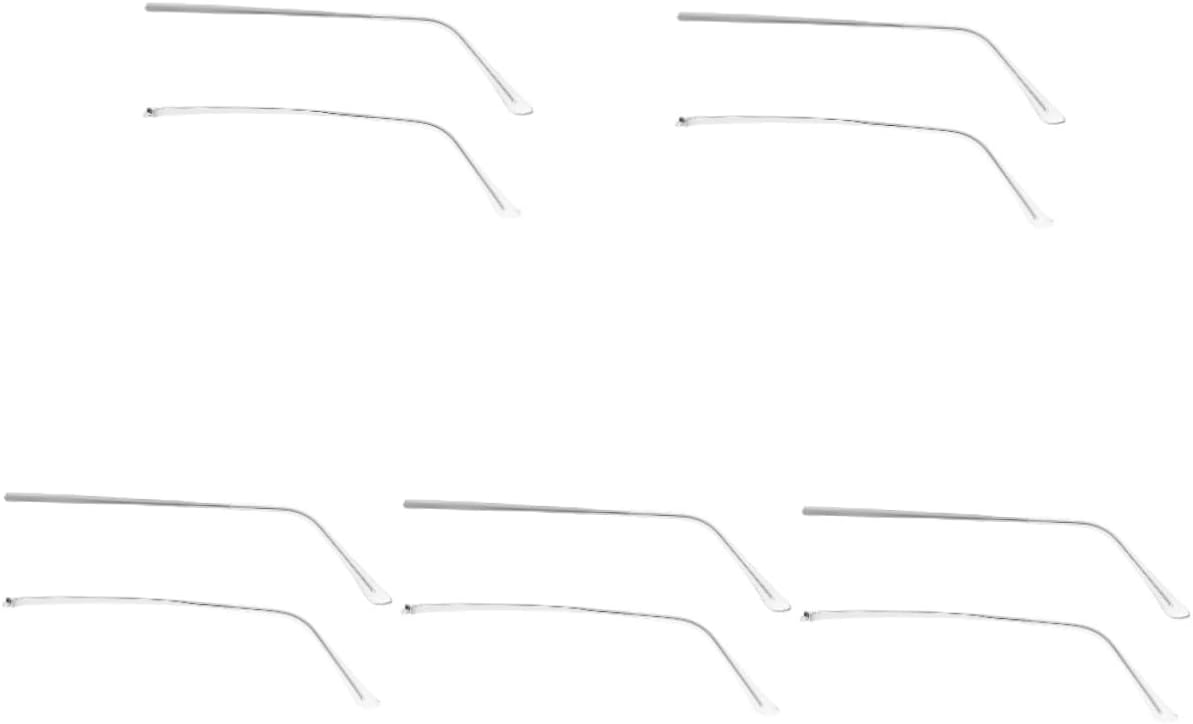 Didiseaon 5pairs Metal Glasses Arms Replacement Eyewear Frame Temples Accessories for Sunglasses