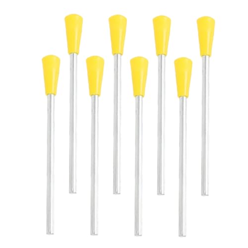 TENDYCOCO 8個トライアングルアイアン用マレット パーカッションスティック 楽器アクセサリー 交換用ストライカー ハンドパーカッションツール 耐久性素材