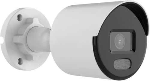Image of HIK-Vision 4 MP IP ColorVu Outdoor Bullet Network Camera [Color Night Vision | Motion Detection | Weatherproof IP67] DS-2CD1047G2-L Compatible with NVR + USEWELL RJ45, White