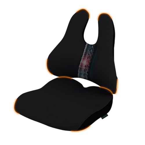 WEOWESOTICA Memory Foam Wheelchair Seat Cushion, High-Density Pressure Relief Pad