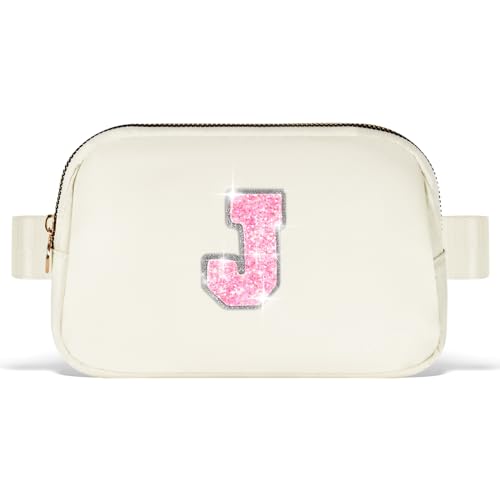 Image of Uygafly Gift for Teen Girls Kids Daughter Her - Birthday Gifts for 3 4 5 6 7 8 9 10 11 12 13 Year Old Girls,Fanny Pack Crossbody Bag Purse Belt Bag Cute Trendy Stuff | Cream,J