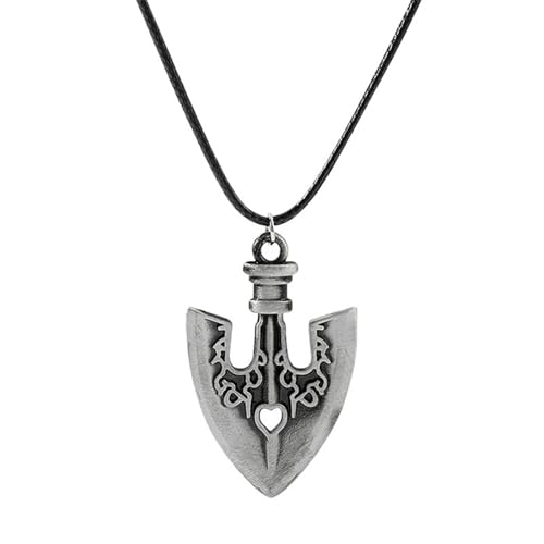 GAUEIOUR Anime JOJOS Necklaces Higashikata Josuke Arrow Inspired Pendant Necklace Anime Merch Cosplay Jewelry Adventure Manga Theme Accessories for Male and Female Fans Jewelry Gifts