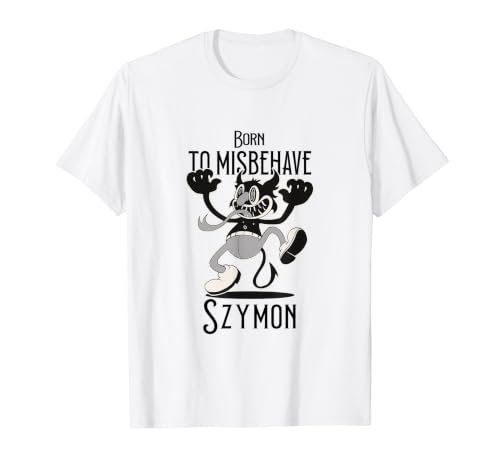 SZYMON - Cool Boy Name with cute Devil - Born to Misbehave T�V���c