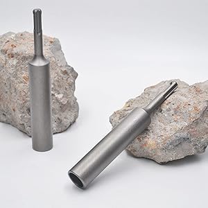 TovxTuke SDS-Plus Ground Rod Driver for 5/8” & 3/4” Ground Rods Great for All SDS Plus Hammer Drills Steel