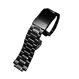 Correa de Reloj de Acero Inoxidable gstb200 de liberación rápida para Hombre, Pulsera de Metal con Hebilla Plegable, 24x16m, Compatible con Casio G-Shock GST-B200