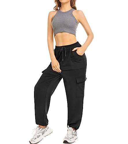 K-CHEONY-Cargo-Pants-for-Women-High-Waisted-Sweatpants-Loose-Comfy-Casual-Pants-with-Pockets-Drawstring-Ankle-Cuffs