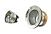 Highcraft 97733 Stainless Steel Junior Duo Strainer/Stopper (1.5 inch) -Replacement Basket for Bar and Prep Sinks Drains