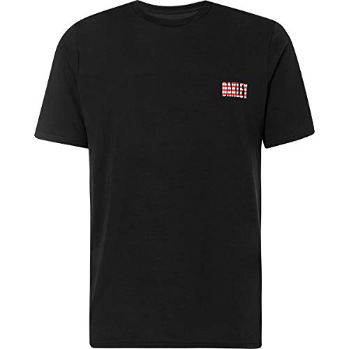 Oakley Men's USA Tee, Blackout, M