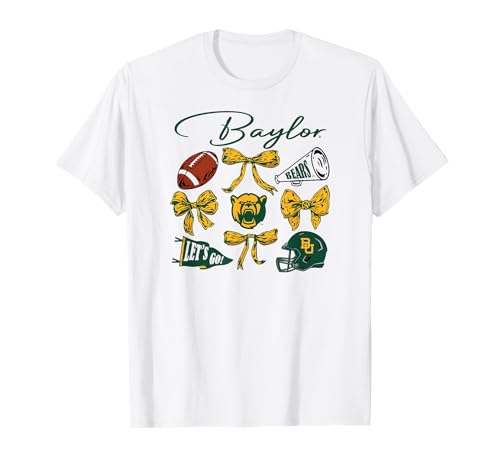 Baylor Bears Football Bows White Officially Licensed T-Shirt