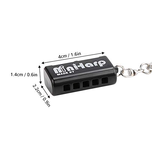 Eulbevoli Mini Harmonica, Petite Harmonica de Poche Installation Forte 5 Trous 10 Tons pour la Maison(Le Noir) - Les Beatles, Paul McCartney, John Lennon, RIngo Starr, George Harrison Eulbevoli Mini Harmonica, Petite Harmonica de Poche Installation Forte 5 Trous 10 Tons pour la Maison(Le Noir) – Image 7