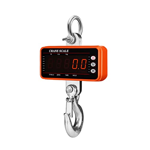 Balança de suspensão digital de 1500kg/3306lbs com controle remoto de 65 pés Balança de guindaste re
