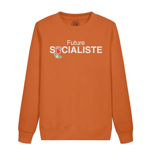 Sweatshirt enfant future socialiste coton durable pour éviter les vêtements ternes et fragiles