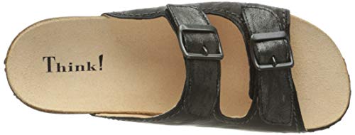 THINK! MIZZI, Pantofole Donna, Nero Sz Combi 09
