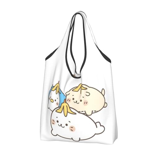 しろたん エコバッグ 買い物バッグ 買い物袋 おしゃれ 手提げバッグ ポーチ バッグ 大容量 折りたたみ 買い物袋 収納 防水素材 ショップトートバッグ1