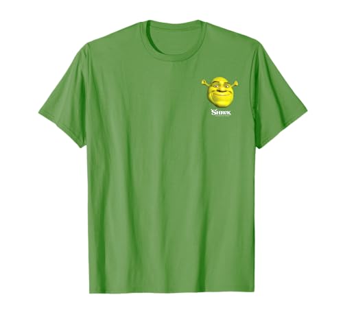 Shrek Small Pocket Size Face Logo Camiseta