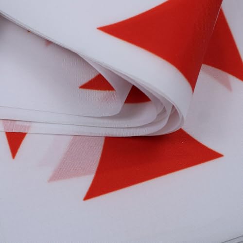 Image of AZ FLAG Templar order 6 meters BUNTING Flag 20 flags 9'' x 6'' - Catholic STRING flags 15 x 21 cm
